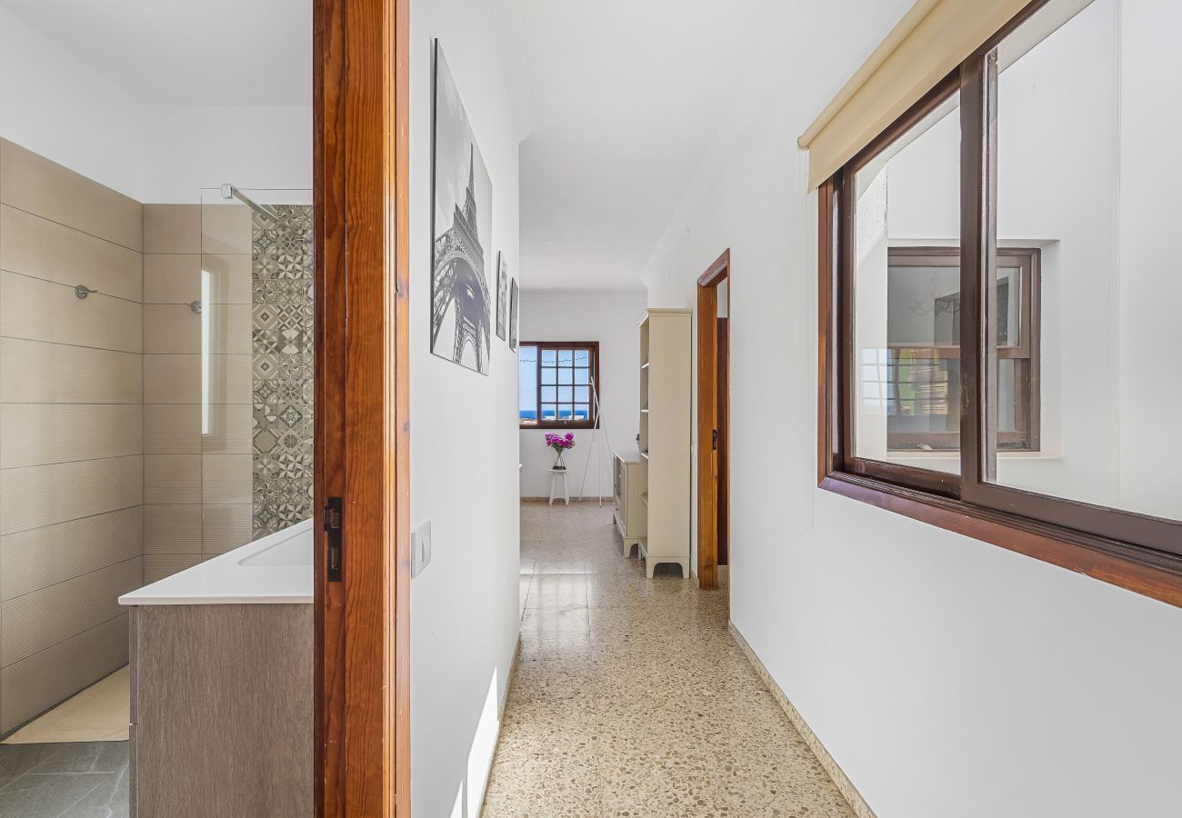 Apartamento en Garachico - Apartamento central con/patio grande & vista del mar/cuidad